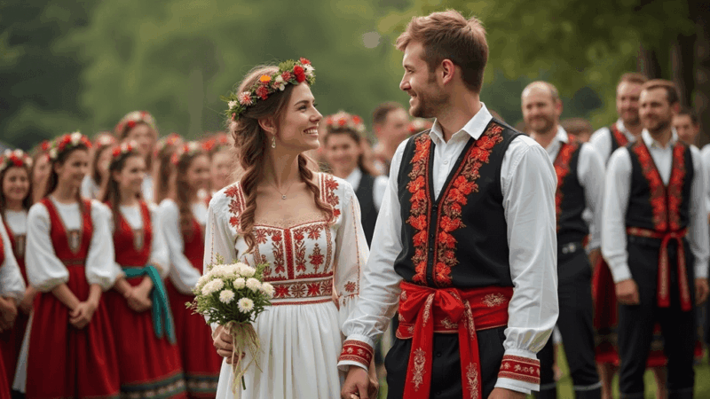 Весільна символіка в українському вбранні